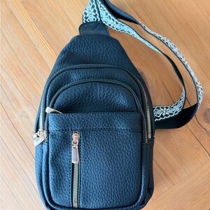 Black Crossbody Sling Bag
